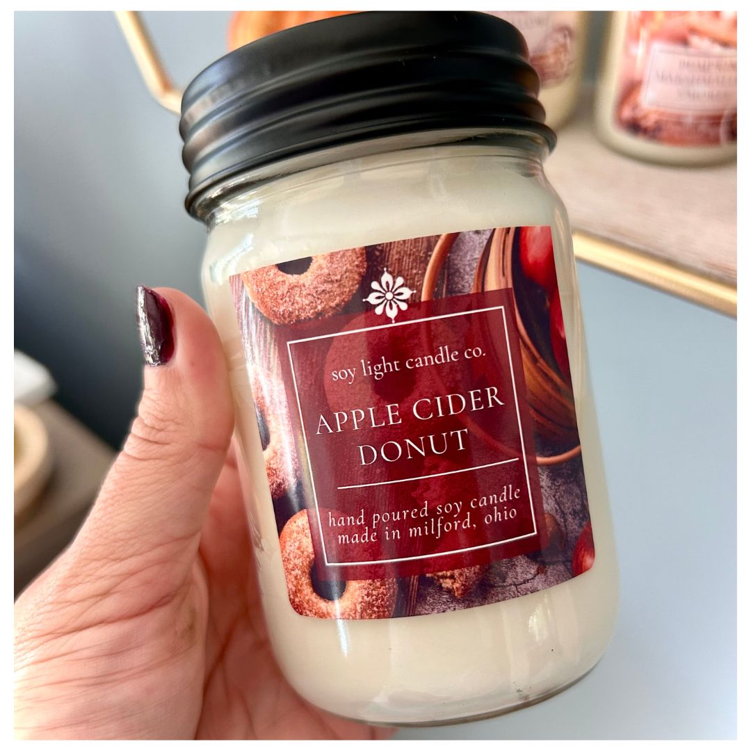 Apple cider Donut Candle